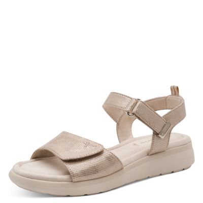 Дамски Равни Сандали TAMARIS - 1-28385-46-968 LT GOLD STRUCT