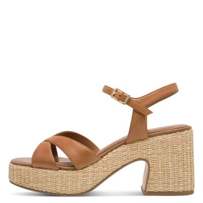 Дамски Сандали На Ток TAMARIS - 1-28313-44-305 COGNAC