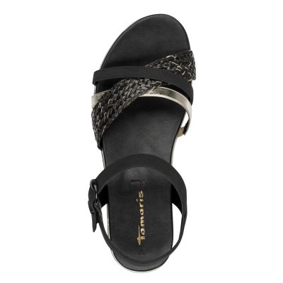 Дамски Равни Сандали TAMARIS - 1-28145-42-098 BLACK COMB