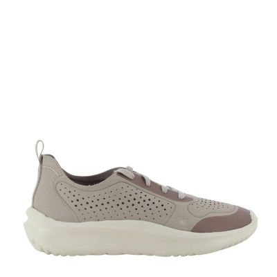 Дамски Сникърс CLARKS - 26184293 SOLEVANA TIE MAUVE COMBI