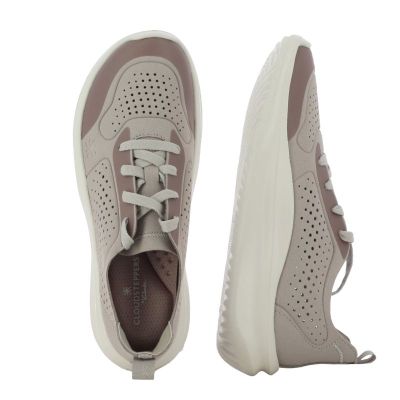 Дамски Сникърс CLARKS - 26184293 SOLEVANA TIE MAUVE COMBI