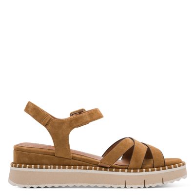 Дамски Сандали На Платформа TAMARIS - 1-28269-46-305 COGNAC