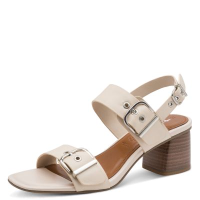 Дамски Сандали На Ток TAMARIS - 1-28354-46-418 IVORY