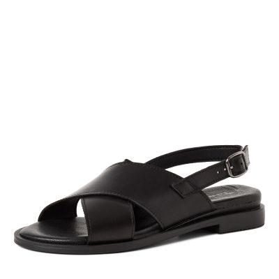 Дамски Равни Сандали TAMARIS - 1-28102-44-003 BLACK LEATHER
