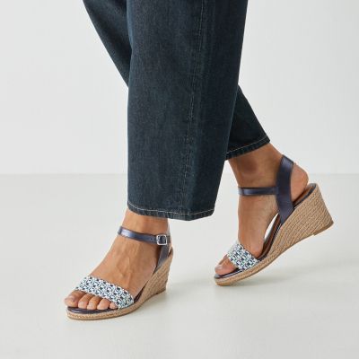 Дамски Сандали На Платформа TAMARIS - 1-28376-46-897 BLUE COMB