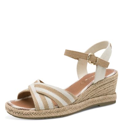 Дамски Сандали На Платформа TAMARIS - 1-28367-42-445 TAN COMB