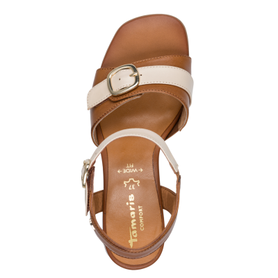 Дамски Сандали На Ток Tamaris COMFORT - 88323 IVORY COMB