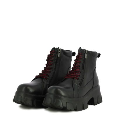 Дамски Равни Боти CARLO FABIANI - 20EF126-08  BLACK / COMBI