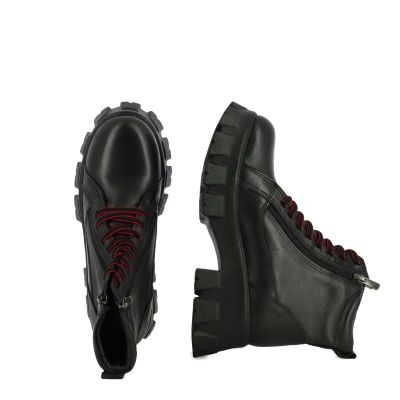 Дамски Равни Боти CARLO FABIANI - 20EF126-08  BLACK / COMBI