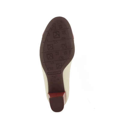 Токчета PICCADILLY - 110194 LAURA WHITE/OURO/OCRE