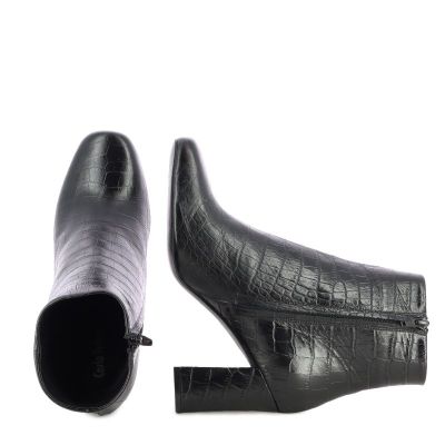 Дамски Боти На Ток CARLO FABIANI - 343107-AW18 черен кроко