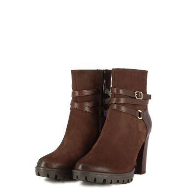 Дамски Боти На Ток CARLO FABIANI - 53647 brown