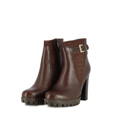 Дамски Боти На Ток CARLO FABIANI - 53652-OLD кафяв