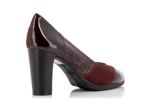 Дамски обувки на ток MODA BELLA - 77/1158-bordoaw18