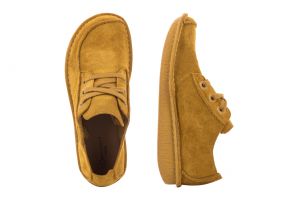 Дамски обувки с връзки CLARKS - 26135714-mustardaw18