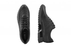 Дамски спортни обувки GEOX - d84aqb-blackaw18