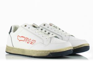 Mъжки спортни обувки GAS - 818015-white/navyss19