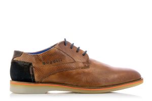 Мъжки обувки с връзки BUGATTI - 64702-cognacss19