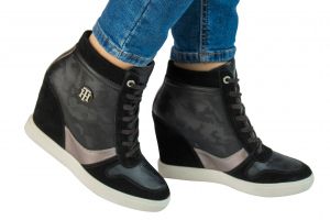 Дамски спортни обувки TOMMY HILFIGER - w03224-blackss19
