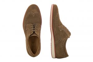 Мъжки обувки с връзки GEOX - u926qa-chocolatess19