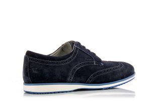 Мъжки обувки с връзки GEOX - u926qa-navyss19