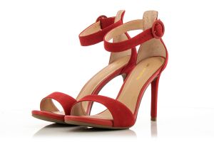 Дамски сандали на ток VERONELLA - 80625-vermelhoss19