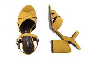 Дамски сандали на ток VERONELLA - 583005-amarelloss19