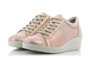 Дамски обувки на платформа IMAC - 306590-salmone/beigess19