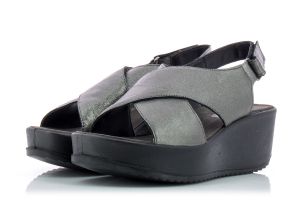 Дамски сандали на платформа IMAC - 308230-coal/blackss19