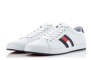 Мъжки спортни обувки TOMMY HILFIGER - m02202-whitess19
