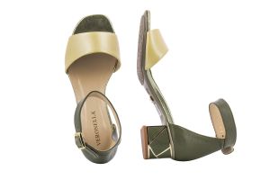 Дамски сандали на нисък ток VERONELLA - sonia3-yellowss19