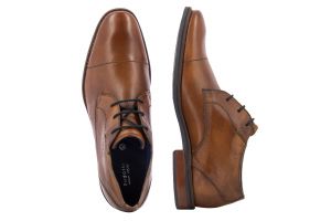 Мъжки обувки с връзки BUGATTI - 81801-cognac192