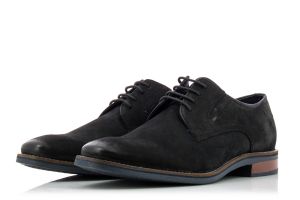 Мъжки обувки с връзки BUGATTI - 81802-black192