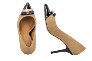 Дамски обувки на ток DONNA ITALIANA - 7200529-preto/nude192