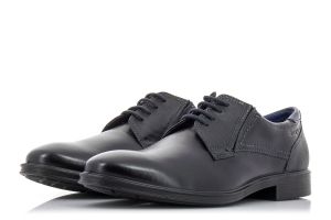Мъжки обувки с връзки BUGATTI - 59301-black/d.blueaw18
