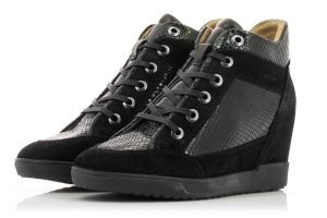 Дамски спортни обувки GEOX - d84asc-blackaw18