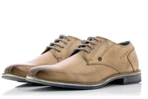 Мъжки обувки с връзки BUGATTI - 64103-cognacss19