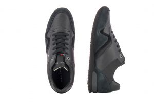 Мъжки спортни обувки TOMMY HILFIGER - m01732-blackss19