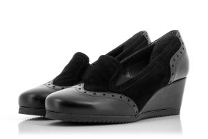 Дамски обувки на платформа COMART - 22585-nero192