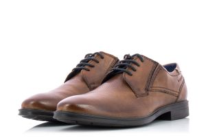 Мъжки обувки с връзки BUGATTI - 59301-cognacaw18