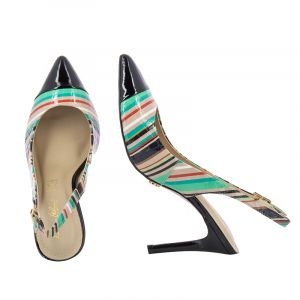 Дамски обувки на ток  DONNA ITALIANA - 7789-nudpink201