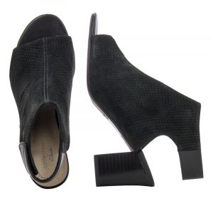 Дамски сандали на ток CLARKS - 26147469-black201