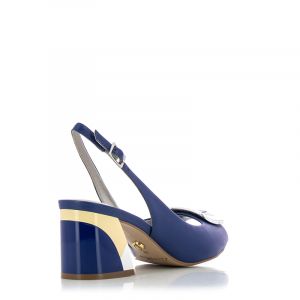 Дамски сандали на ток DONNA ITALIANA - 8755-azure201
