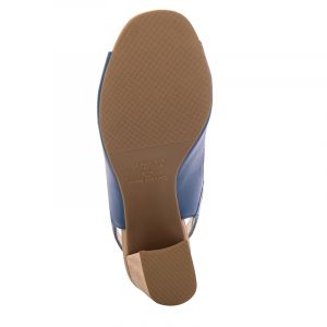 Дамски сандали на ток DONNA ITALIANA - 1900502-blue/porcelana201