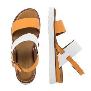 Дамски равни сандали STUDIO CAMPIONE - 4250-orange/white201