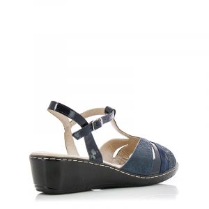 Дамски сандали на платформа CONFORT - 7554-blu201
