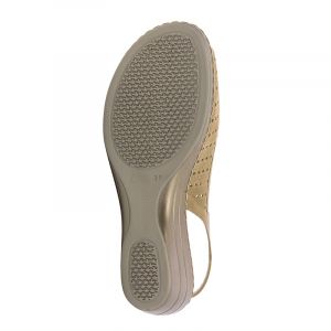 Дамски сандали на платформа CONFORT - 7403-champagne201