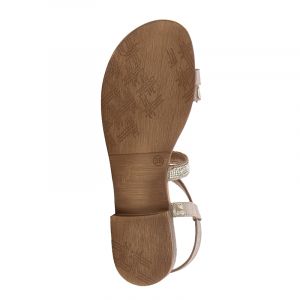 Дамски равни сандали CARLO FABIANI - 5006-taupe201