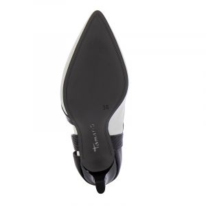 Дамски обувки на ток TAMARIS - 22411-black/white211