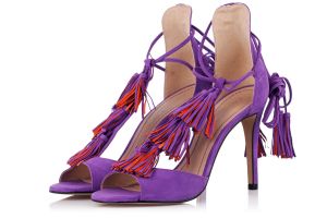 Дамски сандали на ток  DONNA ITALIANA - 87348-orchidss17